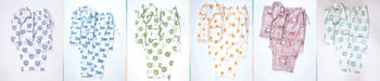 Handcrafted organic cotton night suit pajama sets with animal prints from Dhonk Craft
