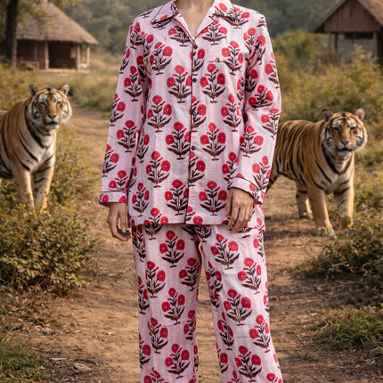 Block Print Pyjama Set