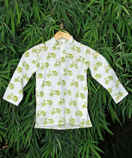 Hand Block Print Kids Kurta – Comfortable Cotton Ethnic Wear