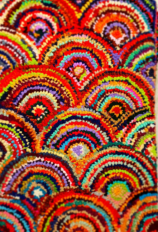 Floor Mat Durry – Handcrafted Boho Cotton Rug for Home Decor