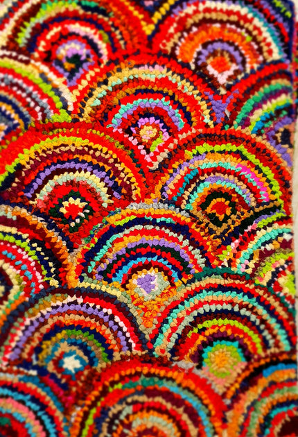 Floor Mat Durry – Handcrafted Boho Cotton Rug for Home Decor