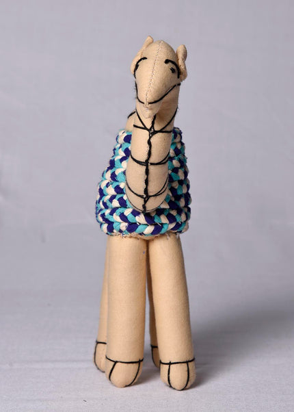 Camel Shape Artisanal Soft Toy - Traditional Rajasthan Handicraft