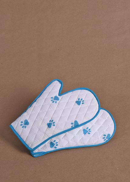 Cotton Kitchen Mittens – Handcrafted Heat‑Resistant Oven & Cooking Gloves