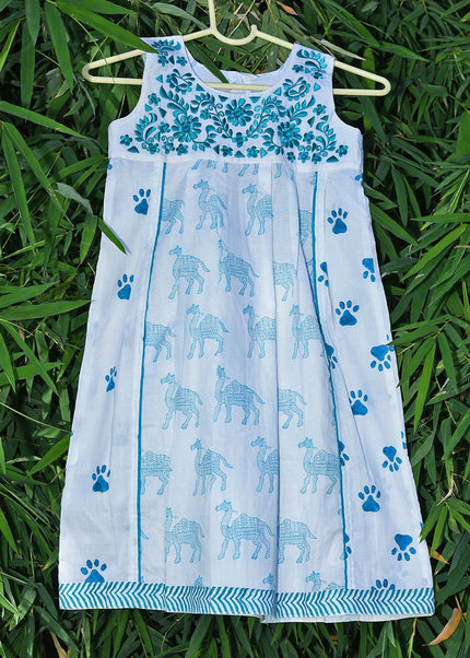 Panel Printed Frock – Stylish & Comfortable