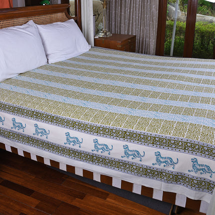 Phool Bail Queen Size Bed Cover