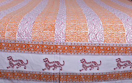 Phool  Bed Cover – Handcrafted Cotton Floral Print Bedding
