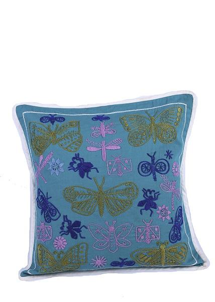 Kantha Cushion Cover – Hand‑Stitched Decorative Cotton Home Accent