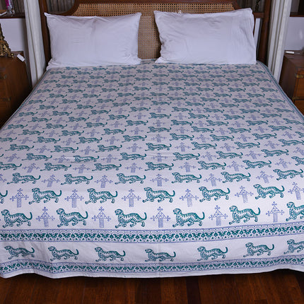 Khem Tigress Queen Size Bed Cover