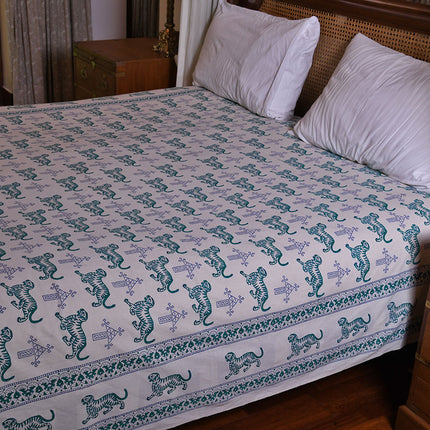 Khem Tigress Queen Size Bed Cover