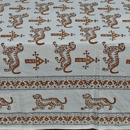 Khem Tigress Queen Size Bed Cover