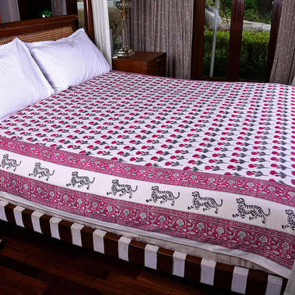 Marie Gold Queen Size Bed Cover