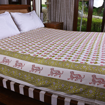 Marie Gold Queen Size Bed Cover