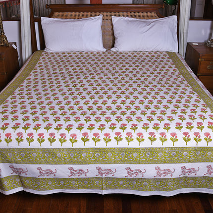 Marie Gold Queen Size Bed Cover