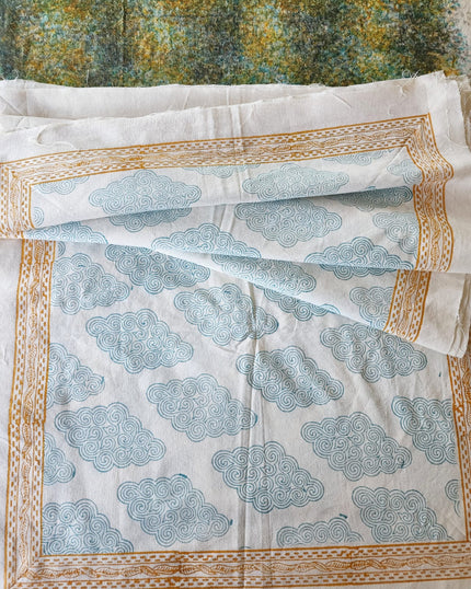 Handblock printed cotton napkins